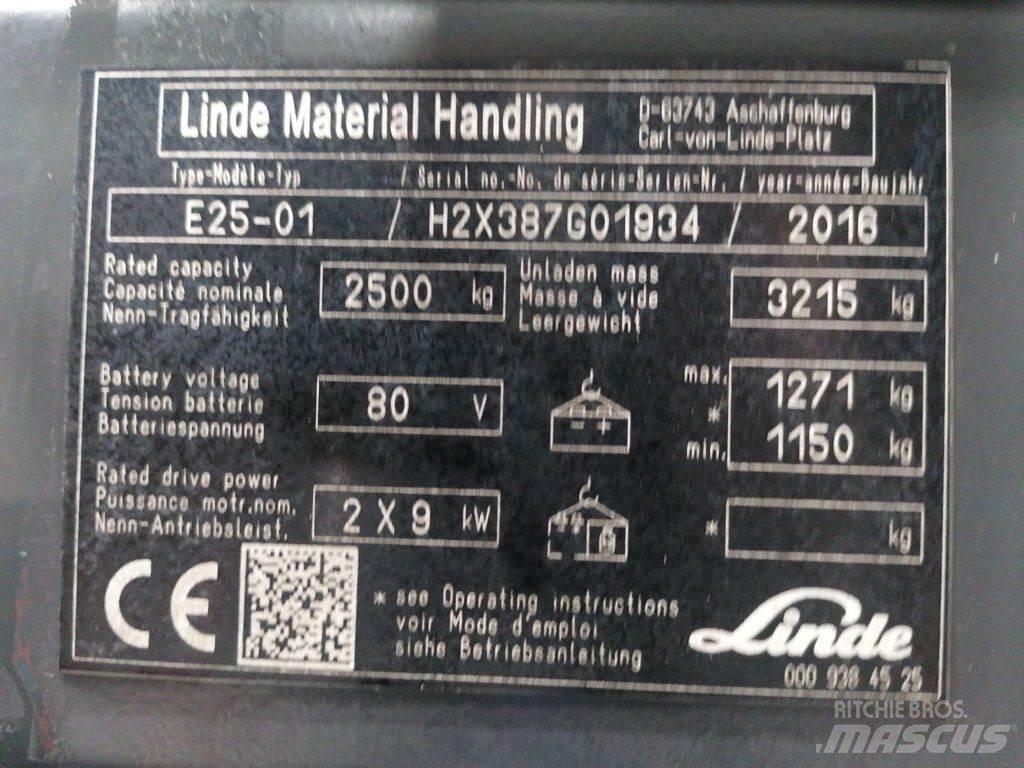 Linde E25-01 Stivuitor electric