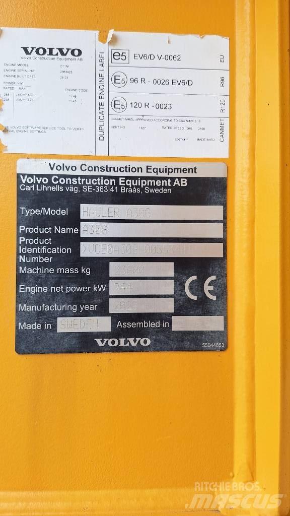 Volvo A30G Transportoare articulate