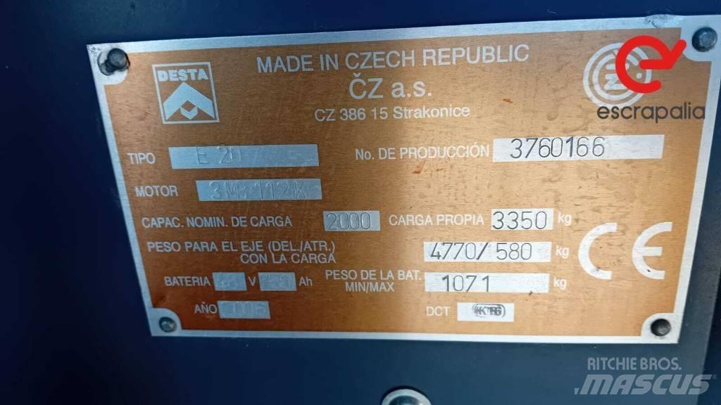 Desta E20 Stivuitoare telescopice