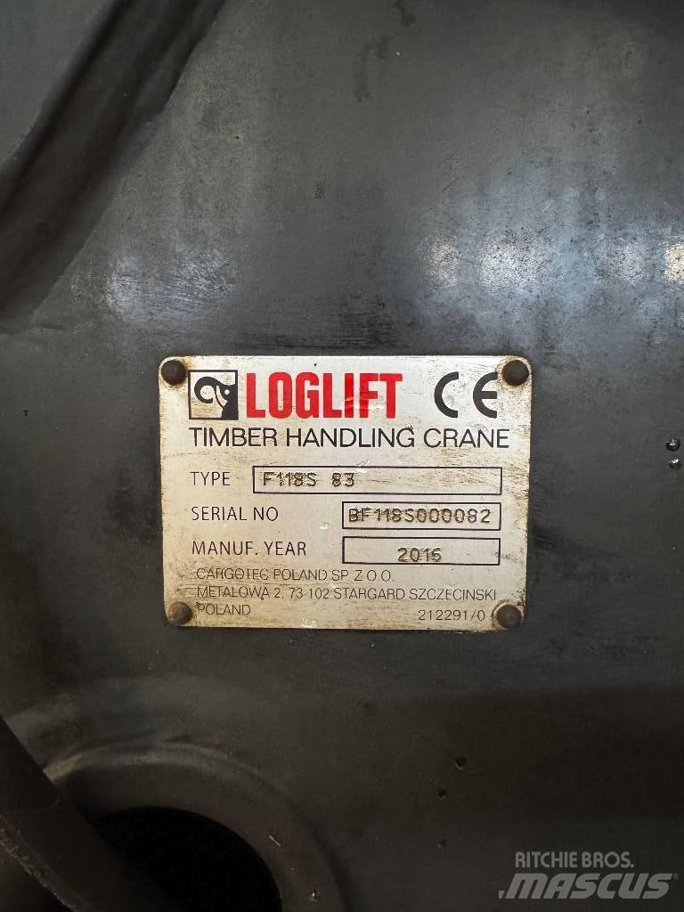 Loglift 118 S T Macarale forestiere