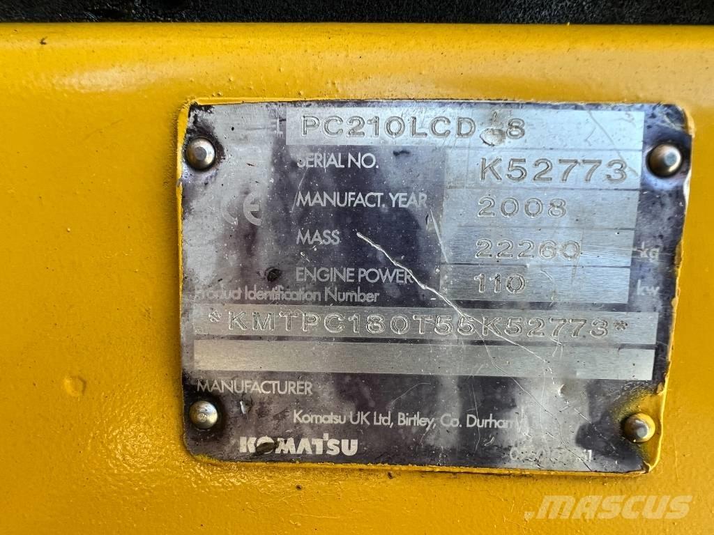 Komatsu PC 210 LCD-8 Excavatoare pe șenile
