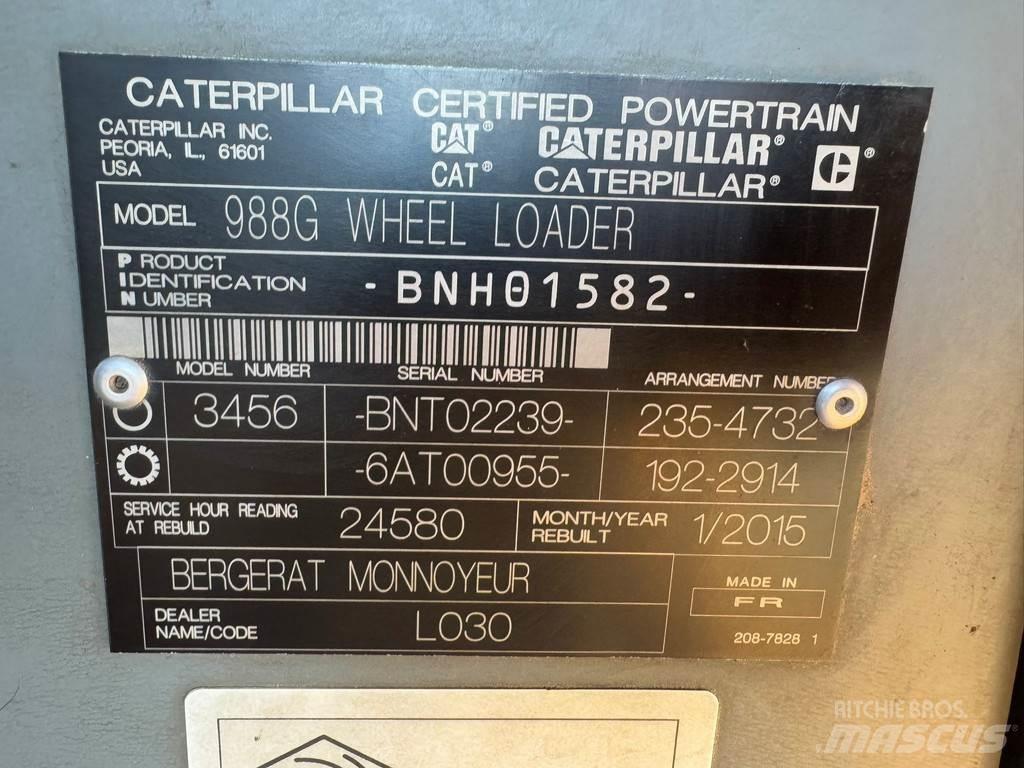 CAT 988G Incarcator pe pneuri
