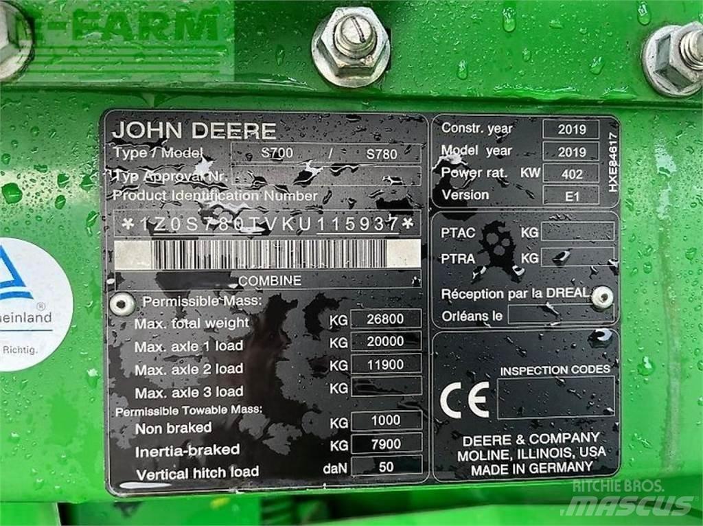 John Deere s 780i Combine de secerat
