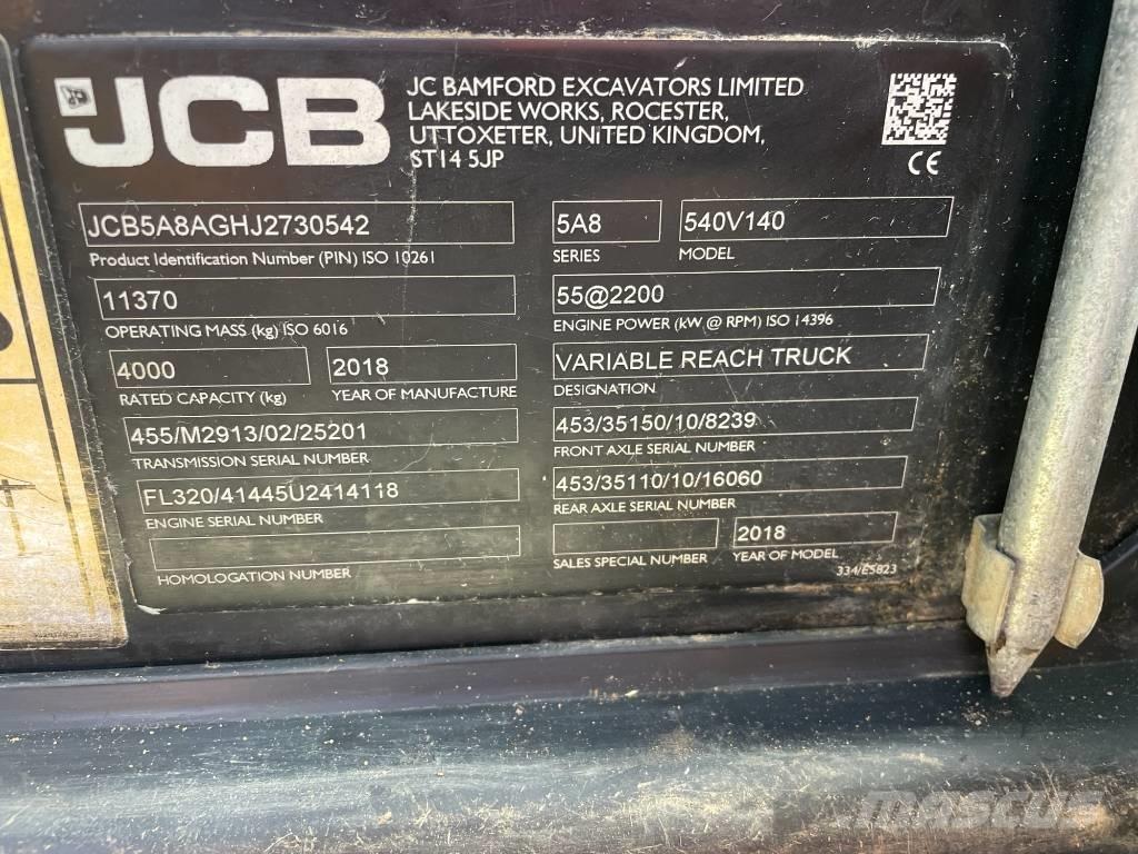 JCB 540-140 Stivuitoare telescopice