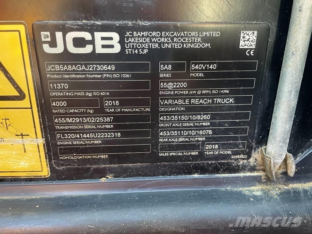 JCB 540-140 Stivuitoare telescopice