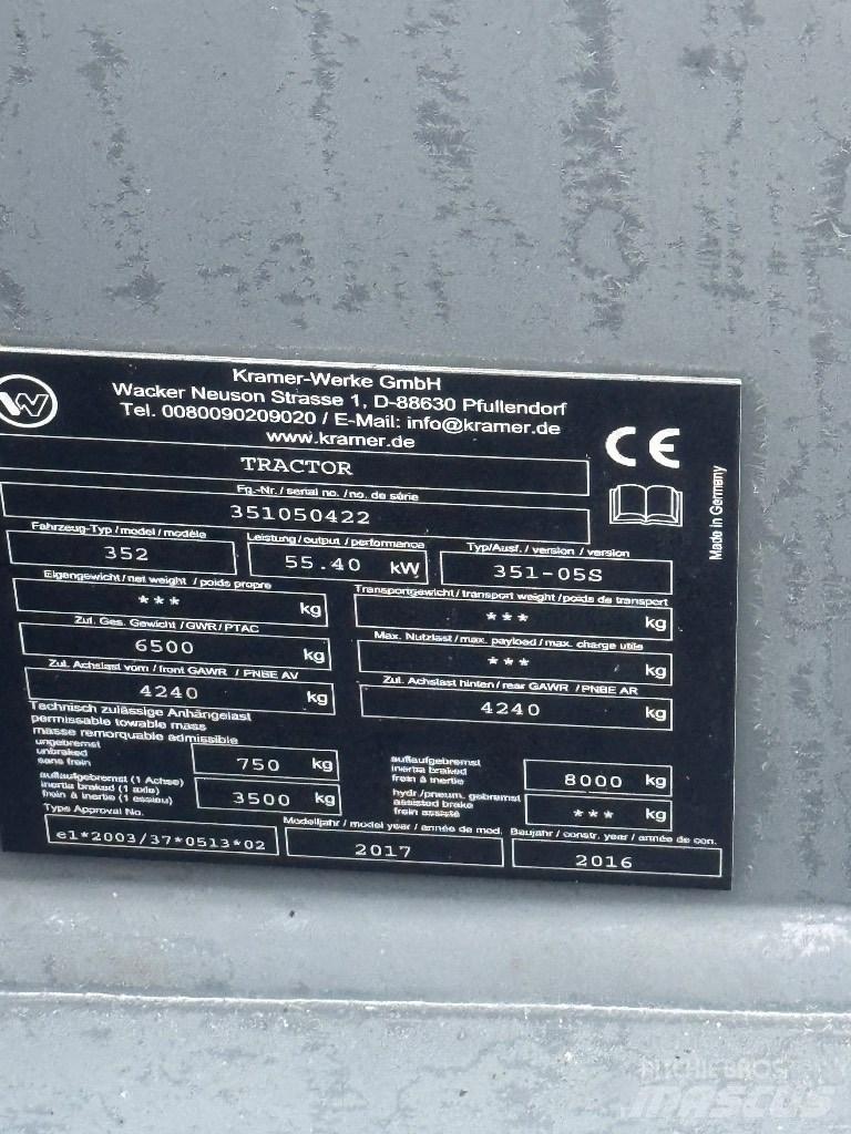 Kramer 8085 Incarcator pe pneuri