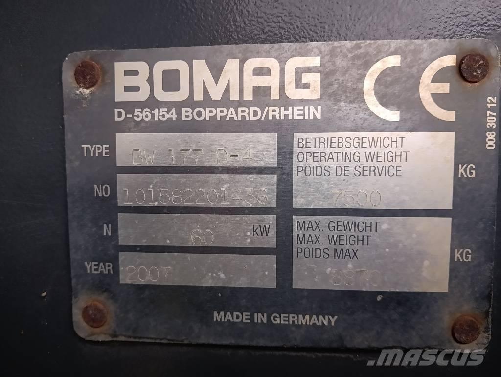 Bomag 177 D4 Compactoare monocilindrice