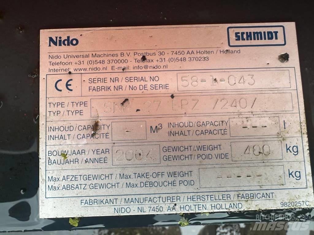 Nido SNK27 EPZ 240 Lame pentru dezapezire si pluguri