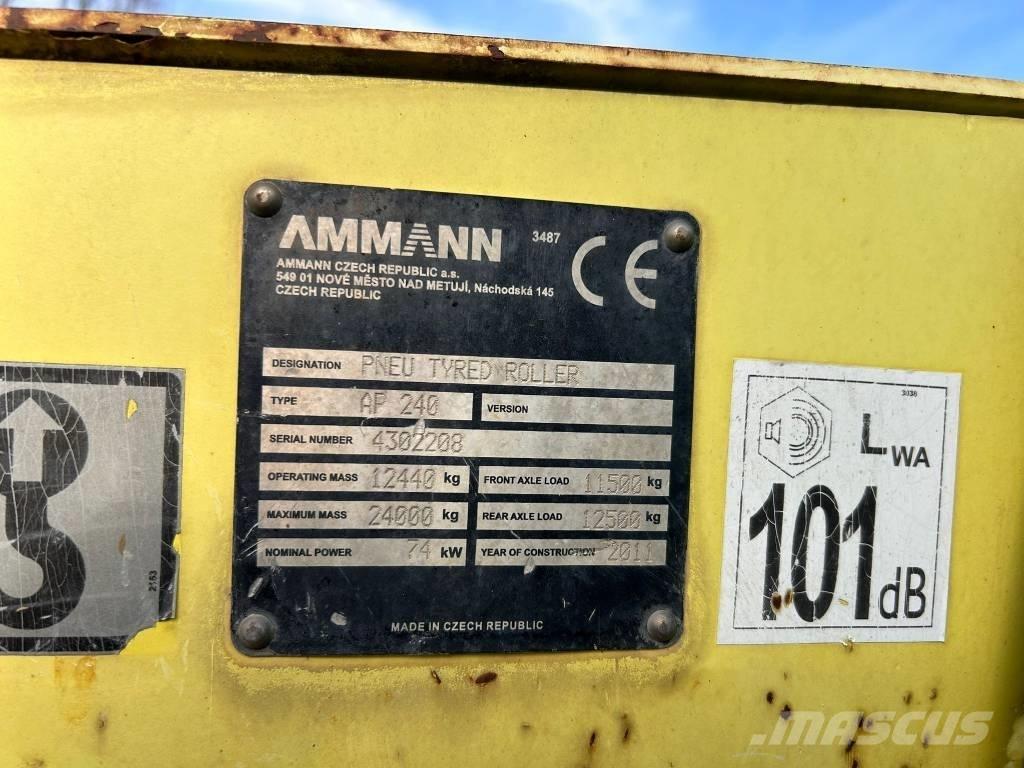 Ammann AP 240 Cilindri compactori cu roti