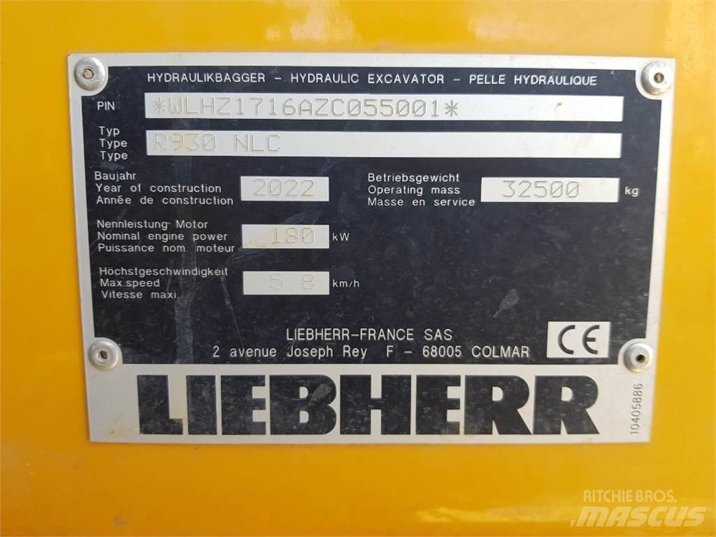 Liebherr R930 Excavatoare pe șenile
