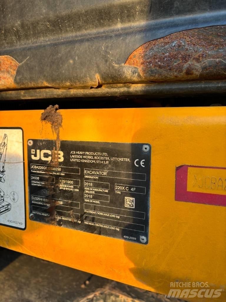 JCB 220 Excavatoare pe șenile
