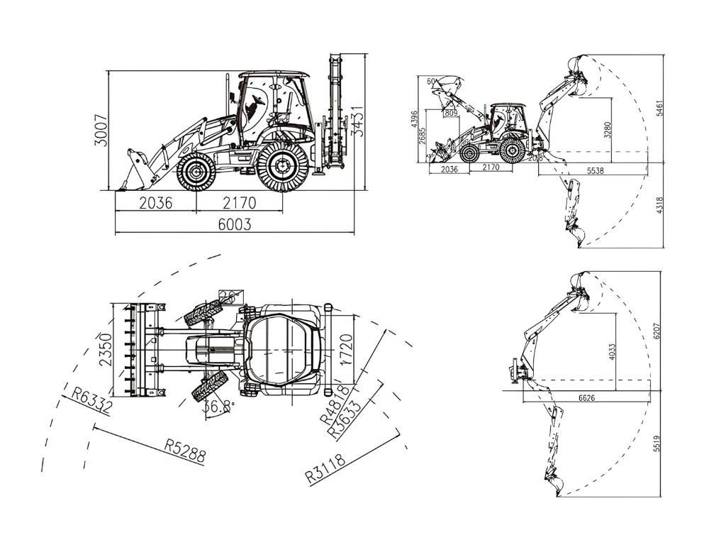 Lonking 83C Buldoexcavatoare