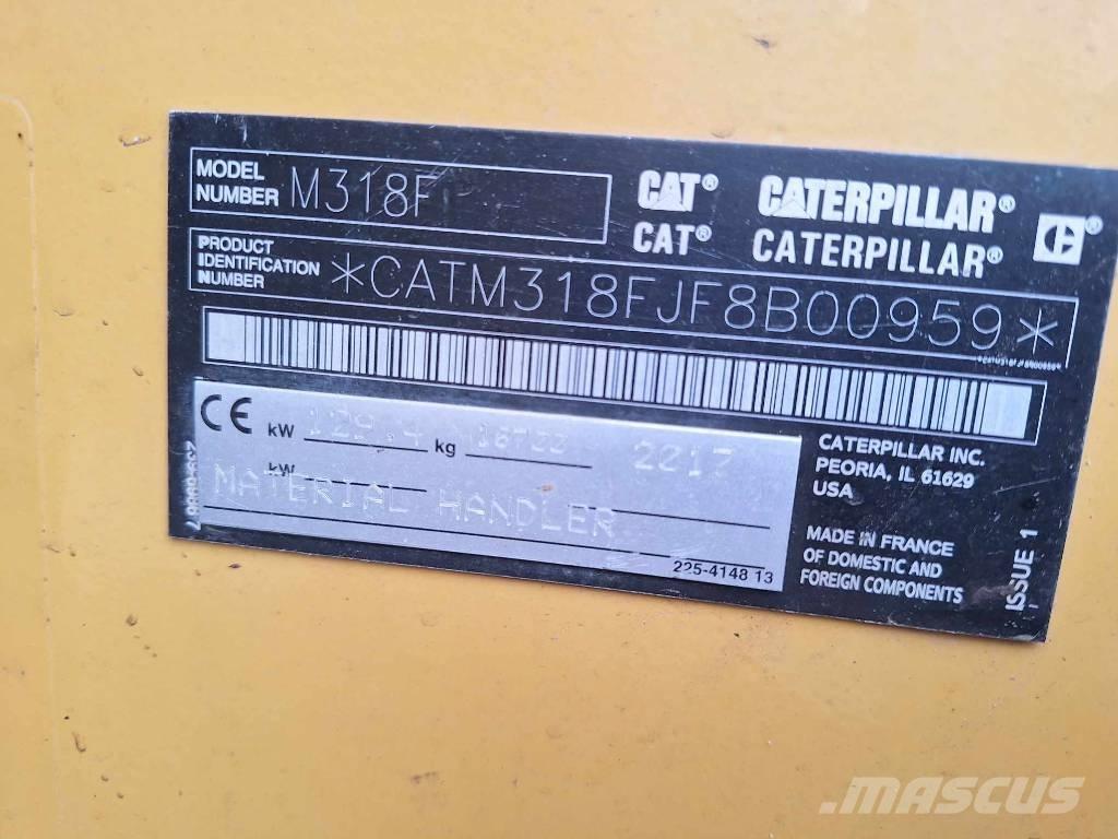 CAT M 318 F Excavatoare cu roti