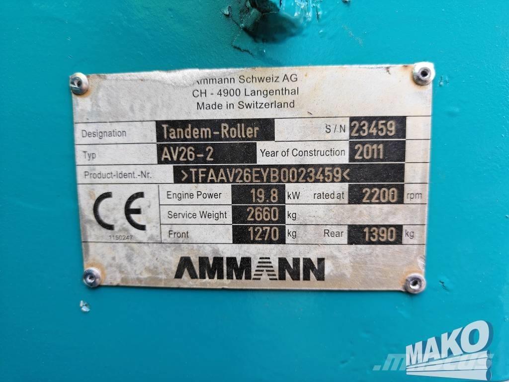 Ammann AV 26-2 Cilindri compactori dubli