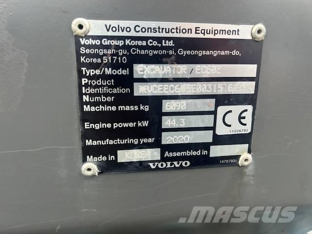 Volvo EC 60 E Mini excavatoare < 7t