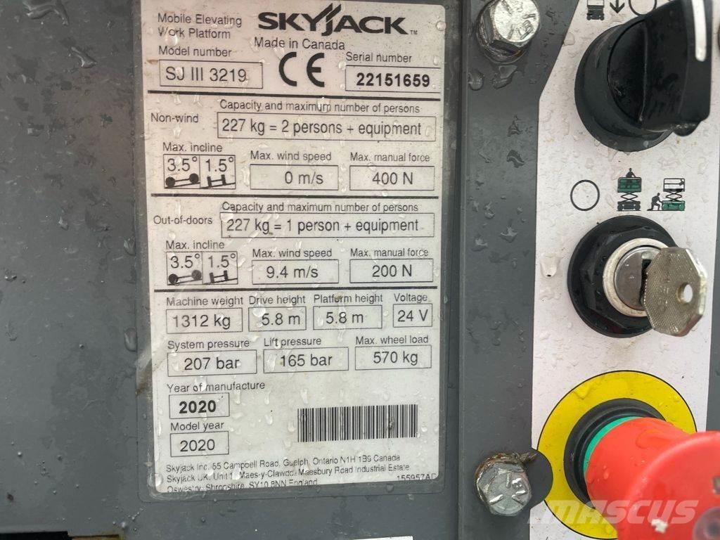 SkyJack SJ3219 Platforme foarfeca