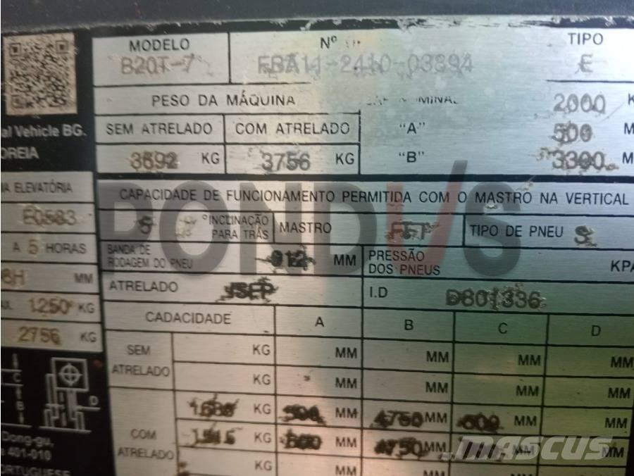 Doosan B 20 T-7 Stivuitor electric