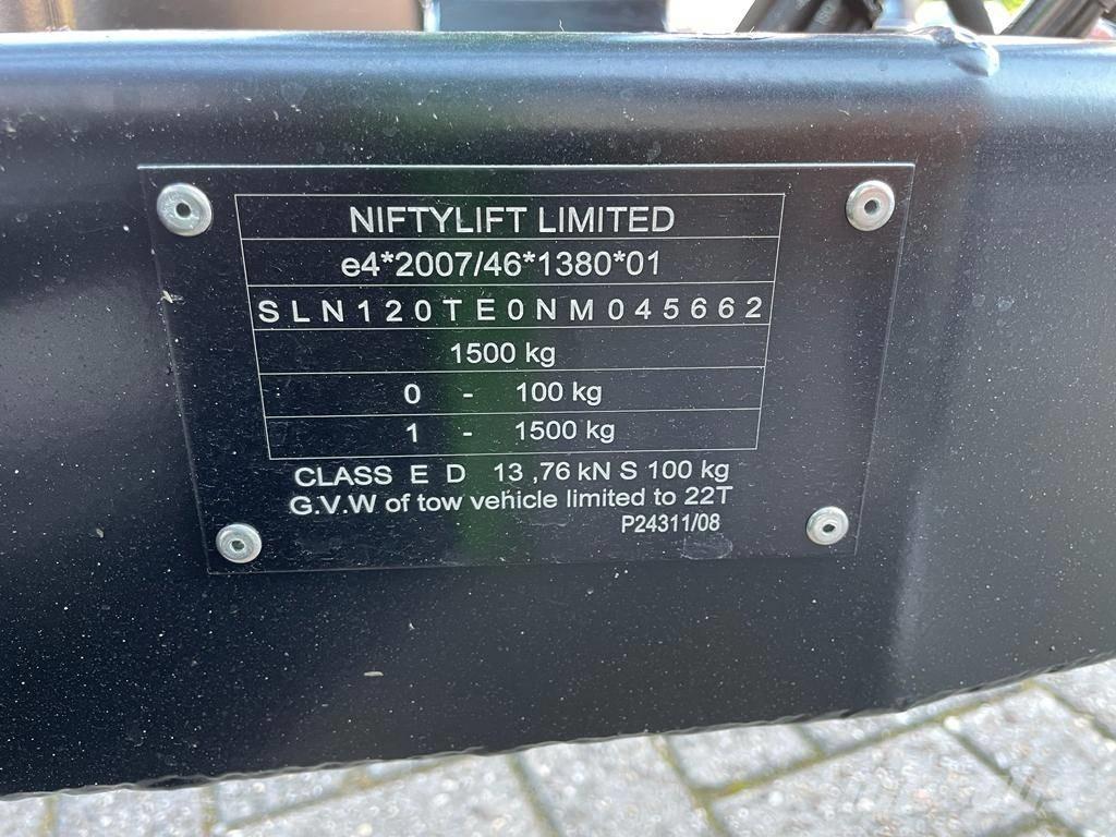 Niftylift 120T Platforme aeriene montate pe remorca