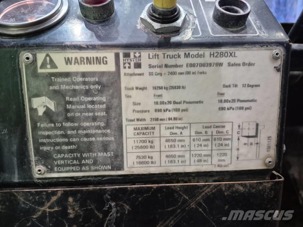 Hyster H 280 XL Strivuitoare-altele