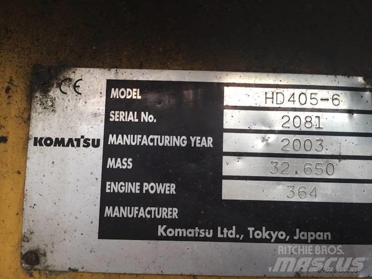 Komatsu HD405-6 Camioane cu basculante rigide