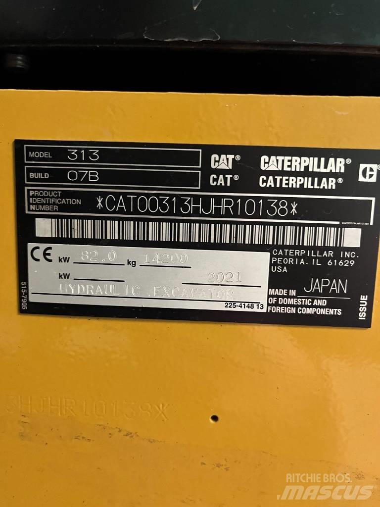 CAT 313 Next Gen Excavatoare pe șenile

