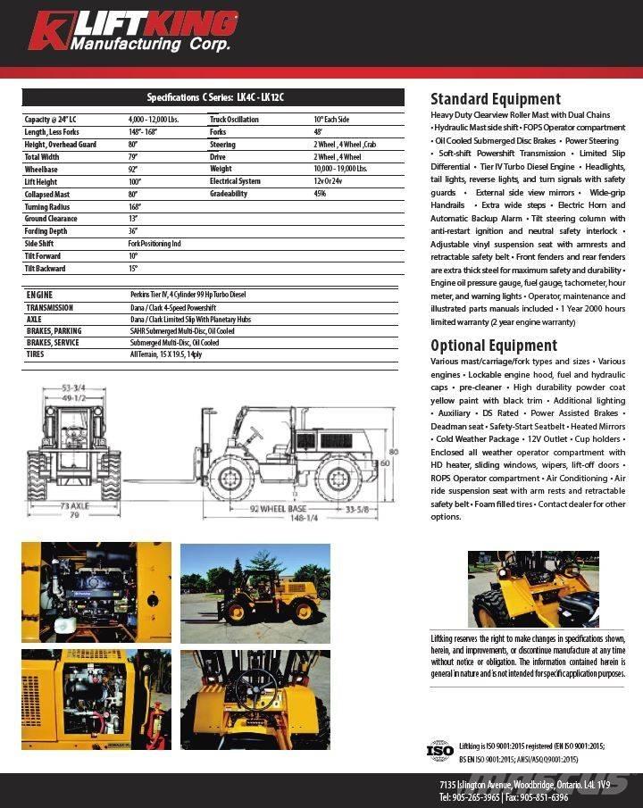 Liftking LK12C Masini de teren dificil