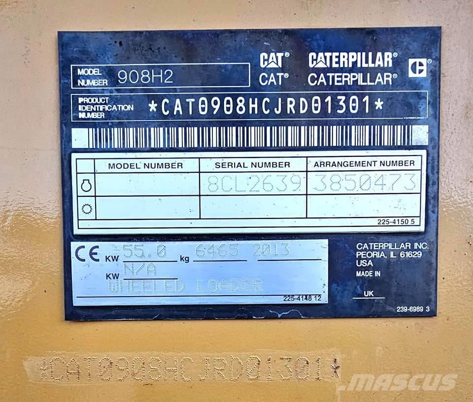 CAT 908 H 2 Incarcator pe pneuri