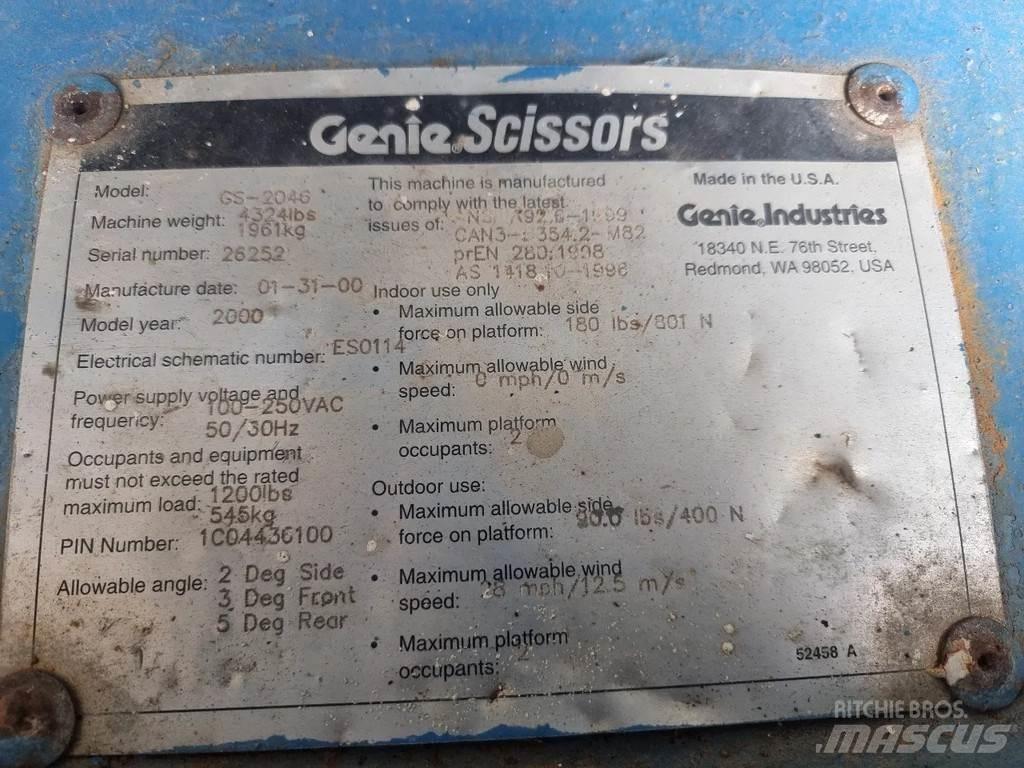 Genie GS2046 Platforme foarfeca