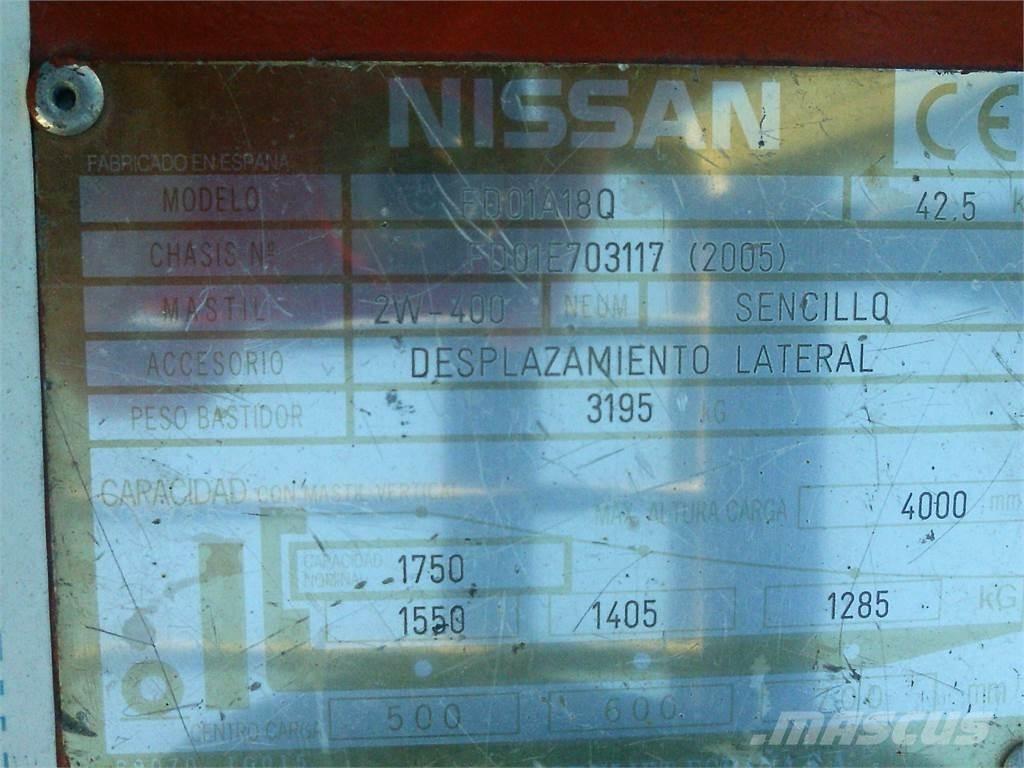Nissan FD01A18Q Stivuitor diesel