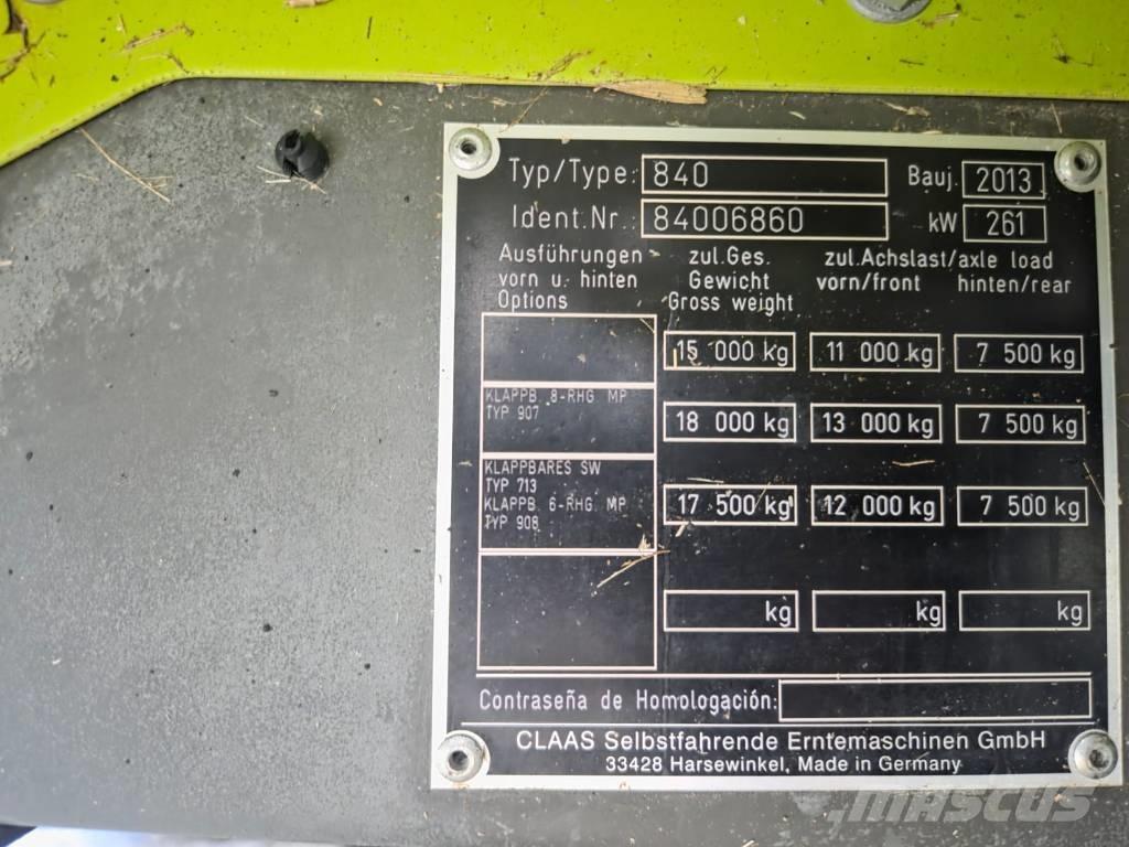 CLAAS Tucano 480 Combine de secerat