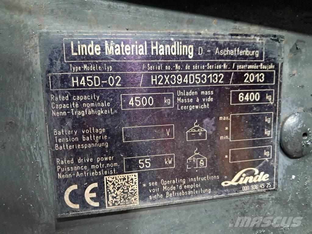 Linde H45D-02 Stivuitor diesel