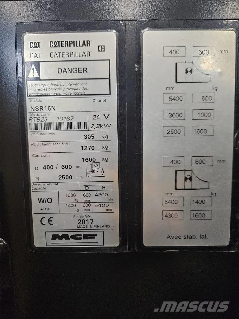 CAT NSR16N (vuokralla) Transpaleti autopropulsanti