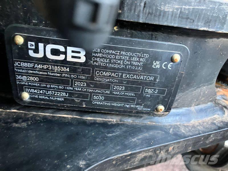 JCB 50 Z-2 Mini excavatoare < 7t