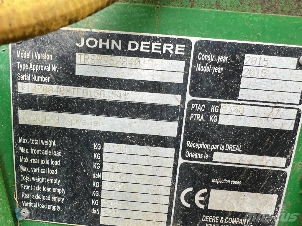 John Deere 840 Tractoare agricole sprayers