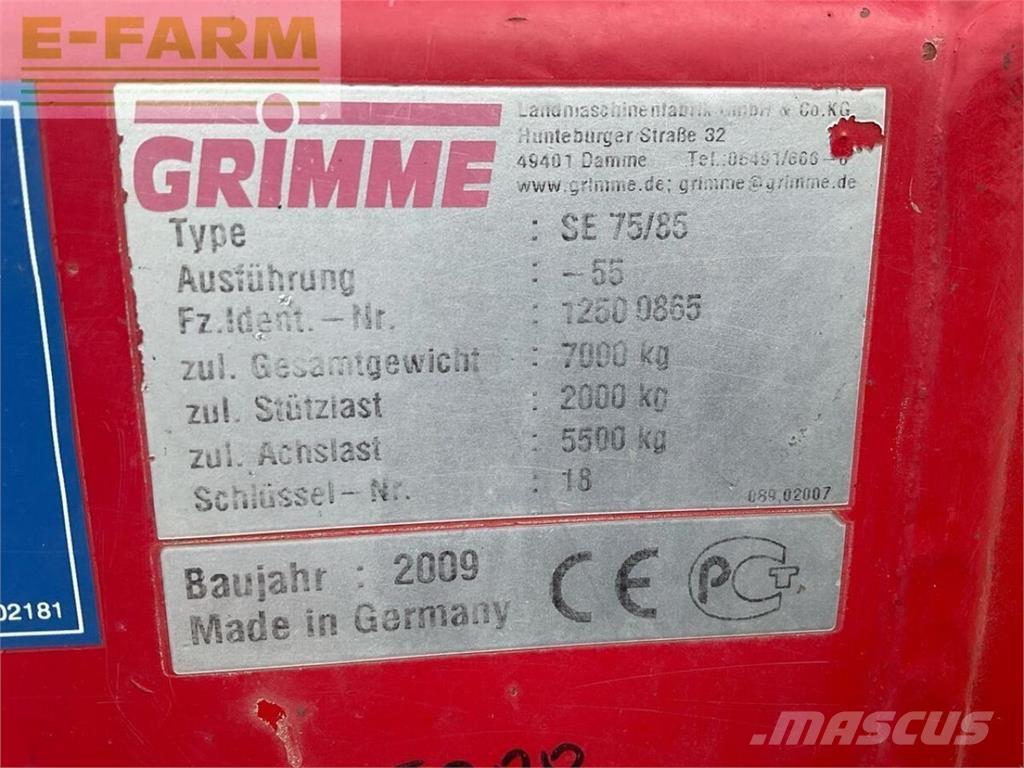 Grimme se 85-55 Recoltatoare de cartofi