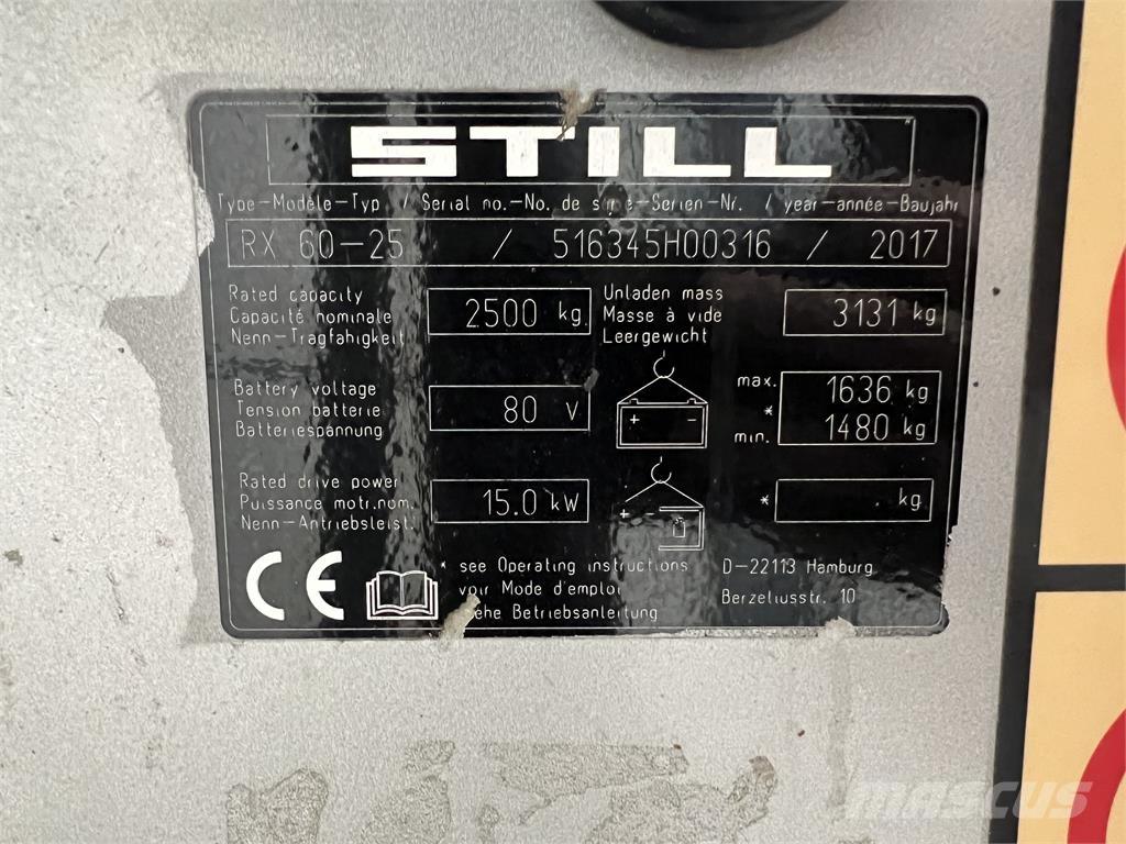 Still RX60-25 Stivuitor electric