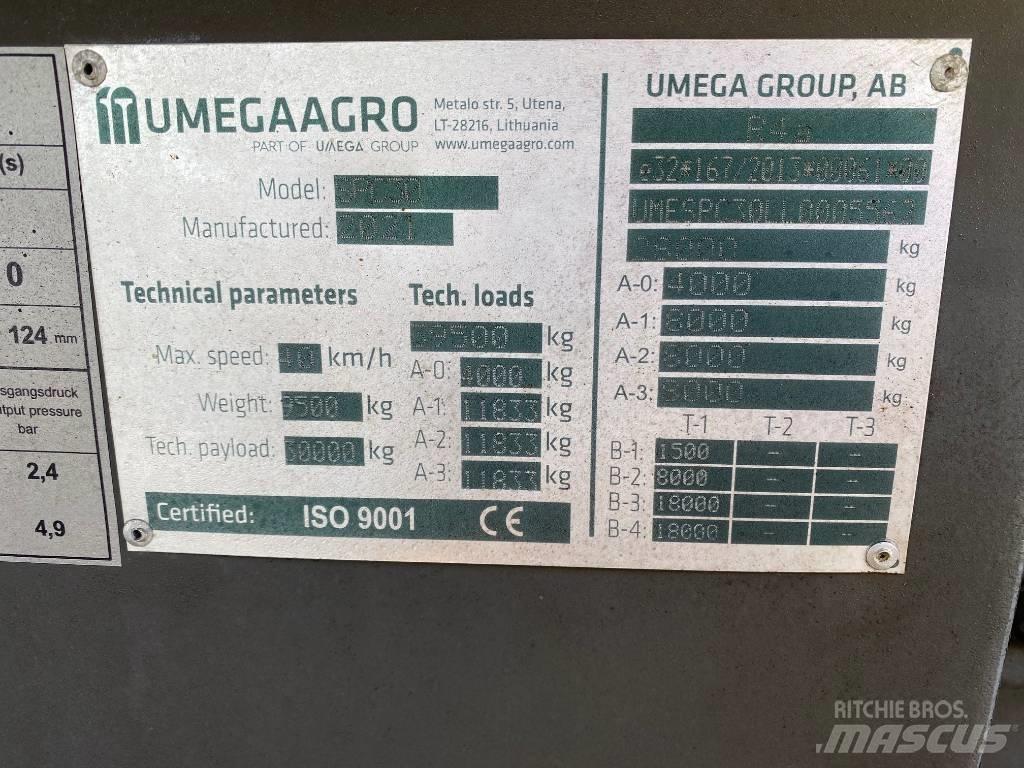 Umega SPC30 Remorci rabatabile