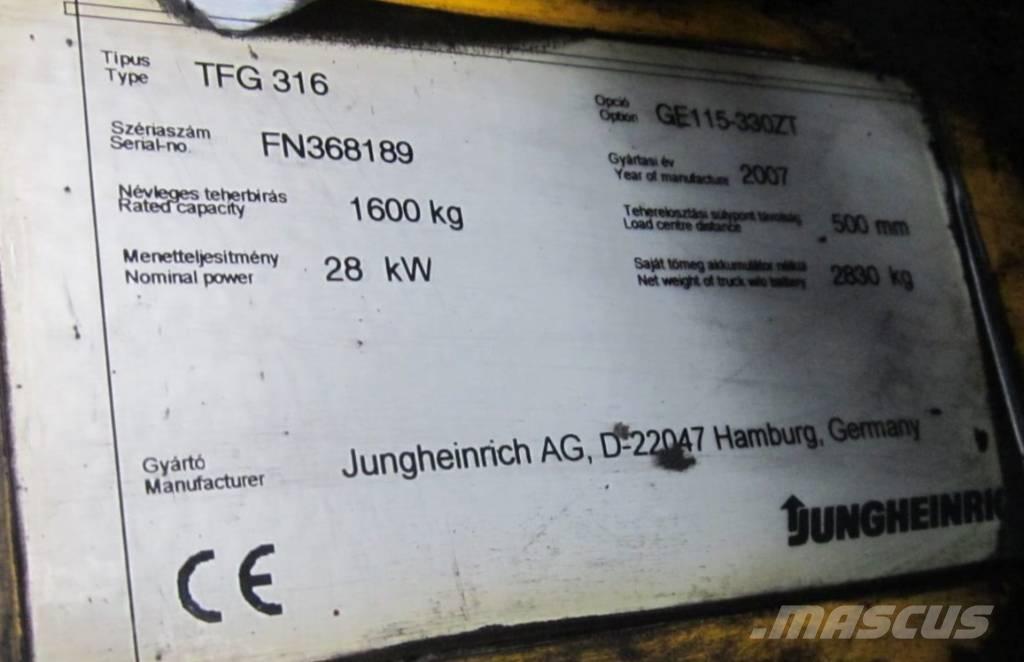 Jungheinrich TFG 316 Stivuitor GPL