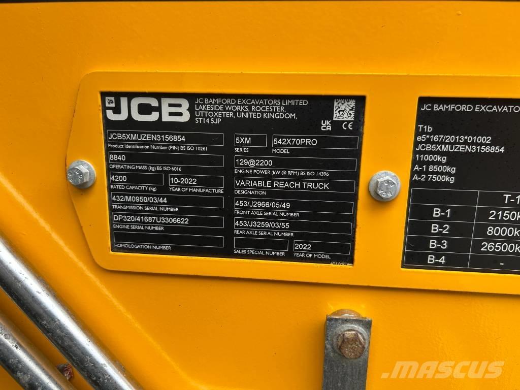 JCB 542-70 Agri Pro Manipulatoare agricole