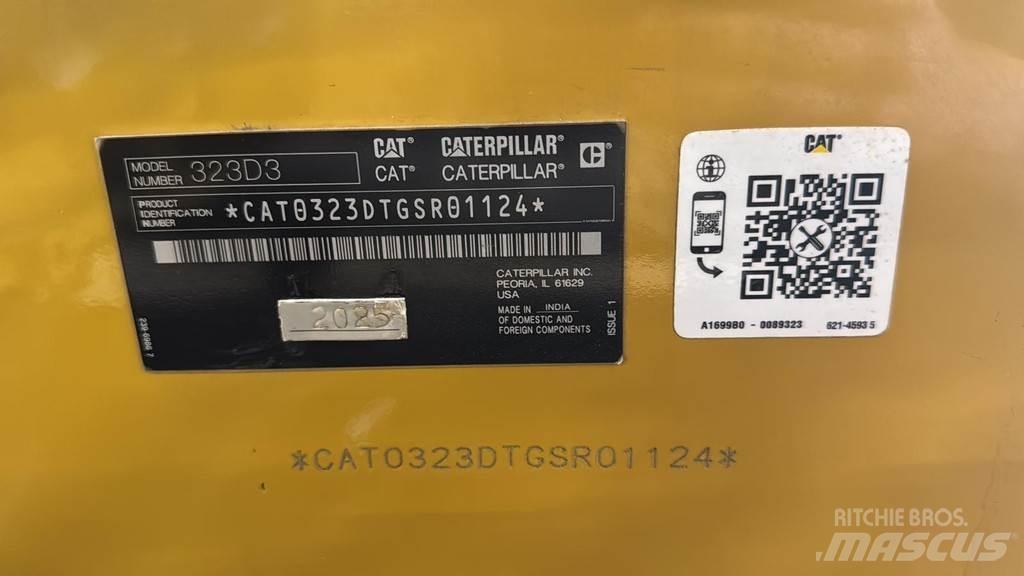 CAT 323D3 Excavatoare speciale