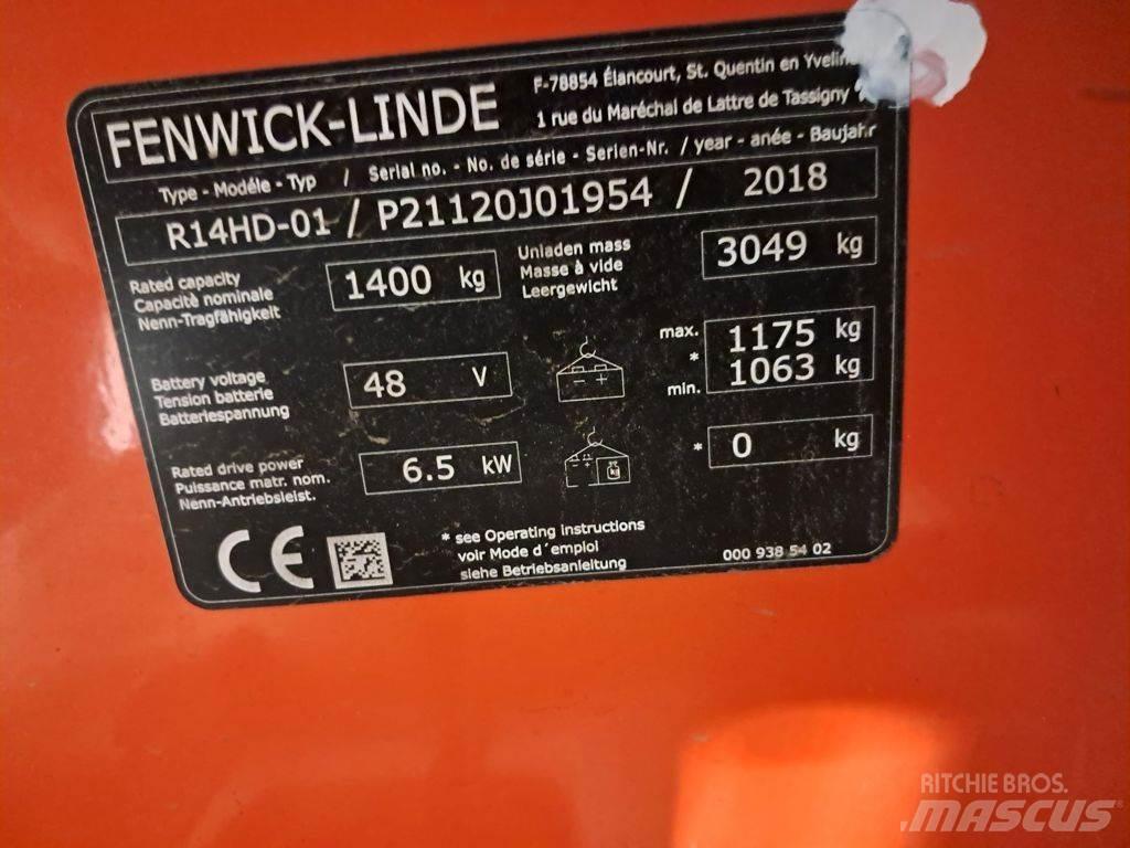 Linde R14 HD Stivuitor cu catarg retractabil