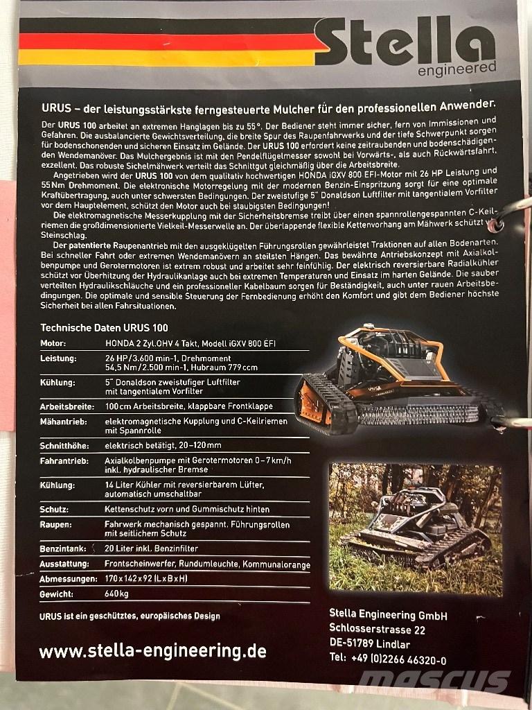  Stella URUS 100 Robot mowers