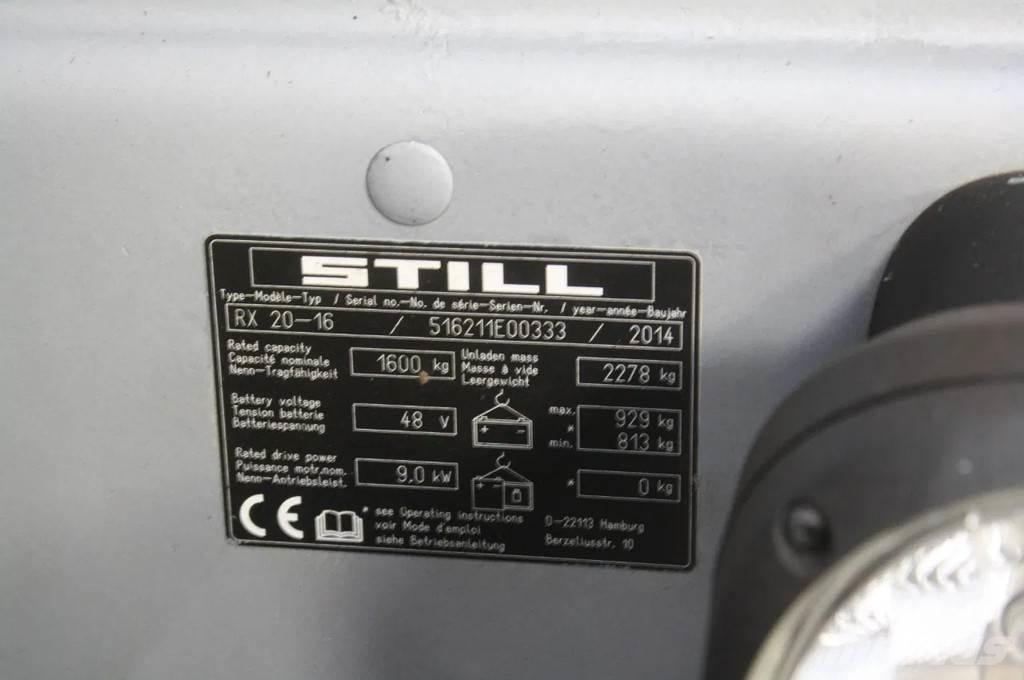 Still RX 20-16 Stivuitor electric