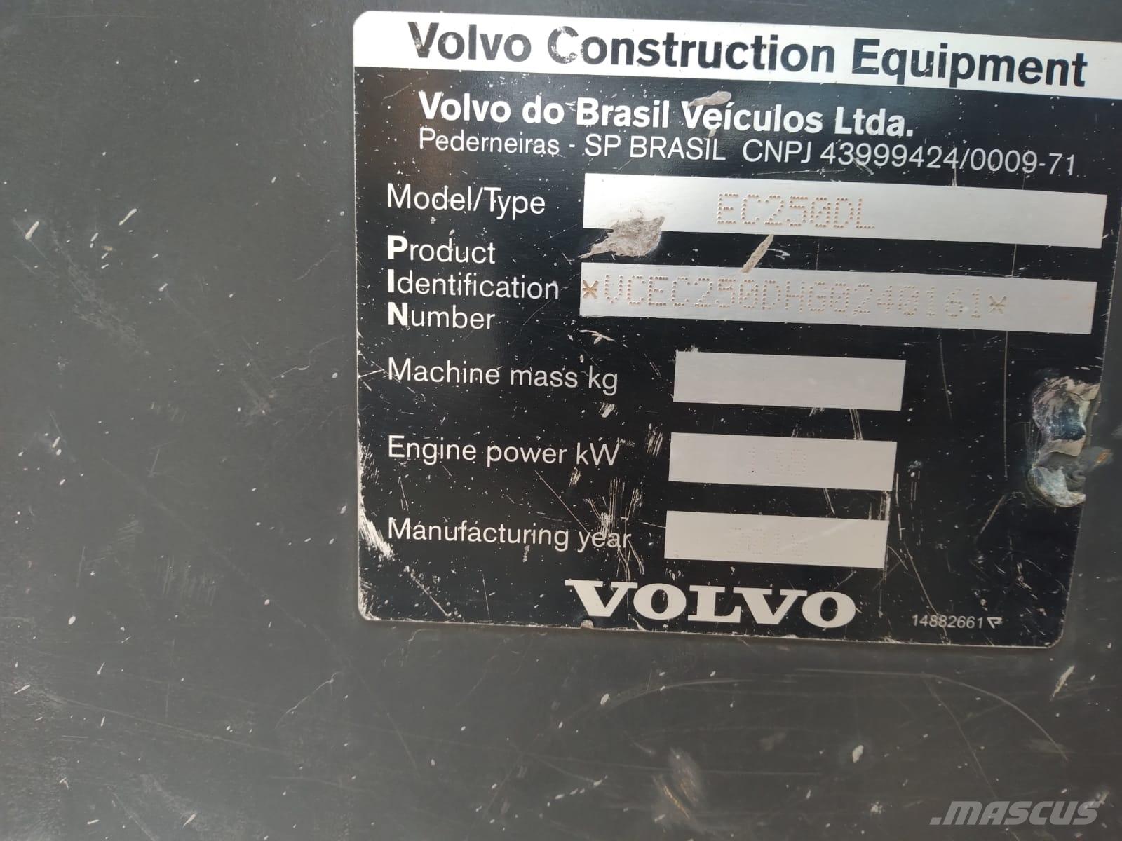 Volvo EC 250 D L Excavatoare pe șenile
