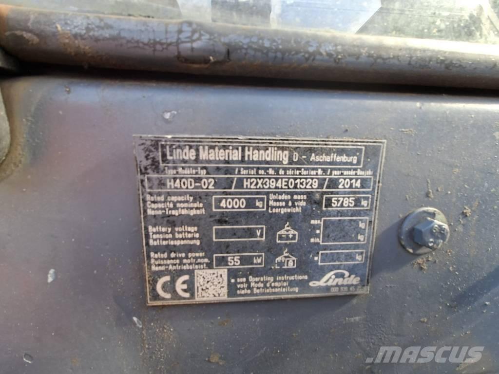 Linde H40D-02 Stivuitor diesel