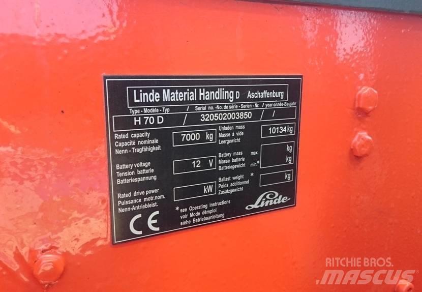 Linde H 70 D Stivuitor diesel