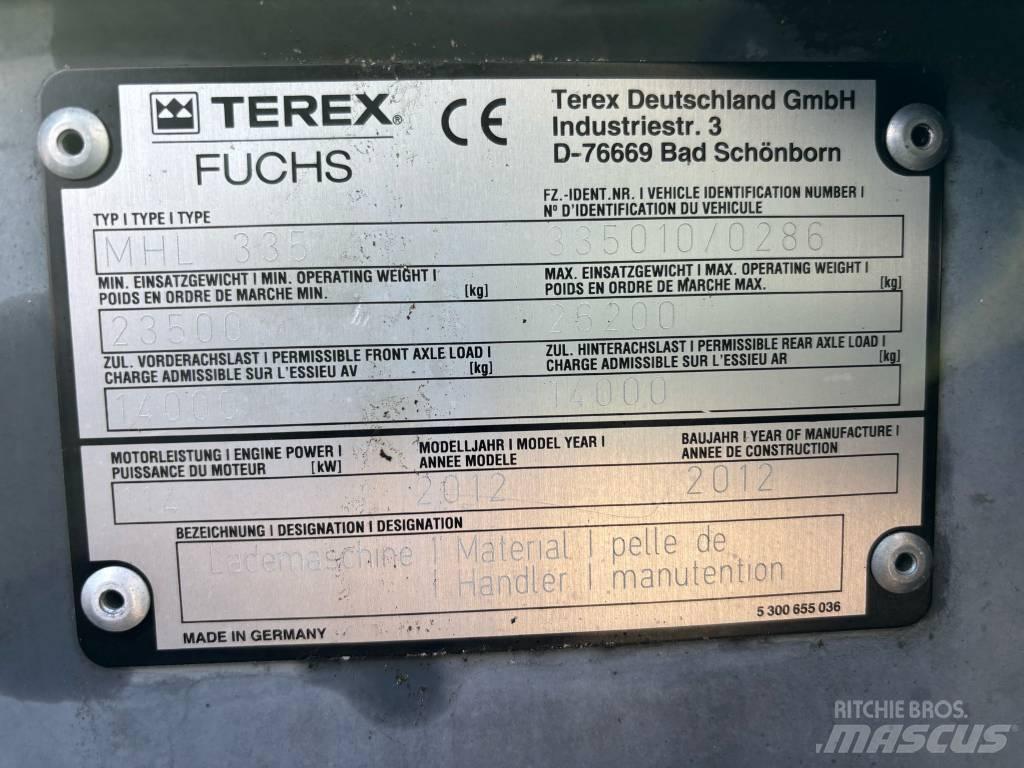 Fuchs MHL 335 Paleta de manipulare