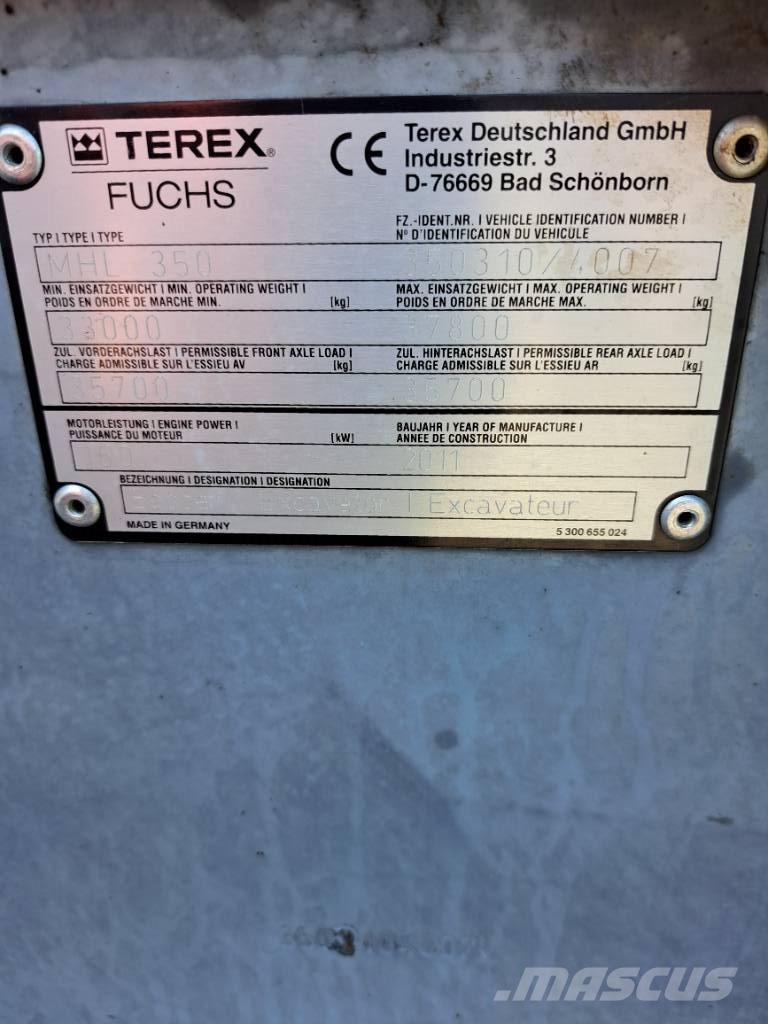 Fuchs MHL 350 E Paleta de manipulare