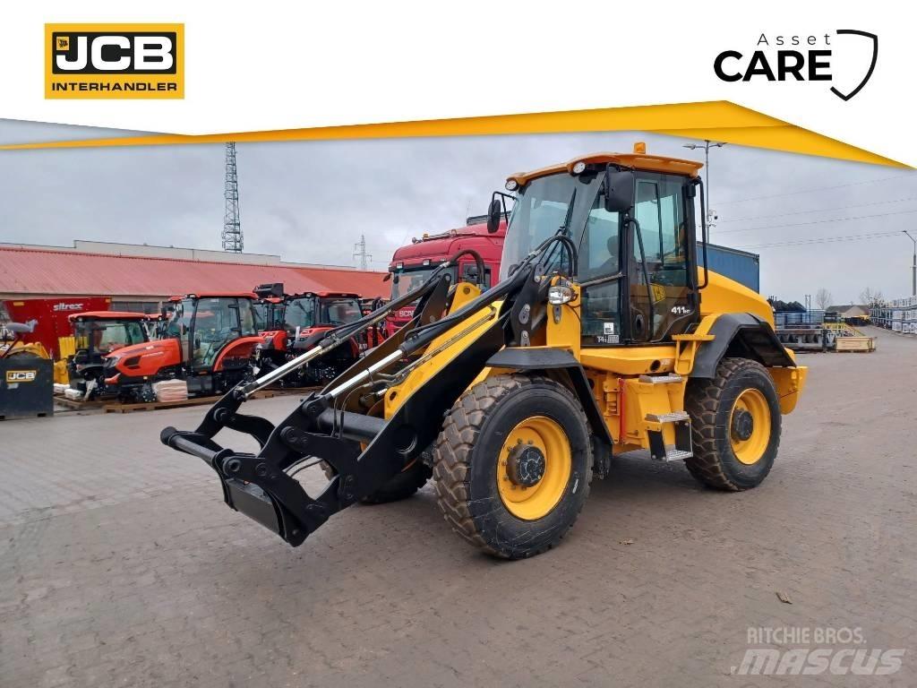JCB 411 Incarcator pe pneuri