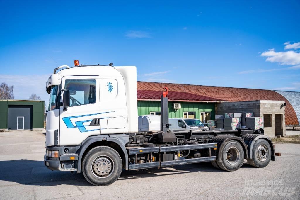 Scania R 144 GB Camion cu carlig de ridicare